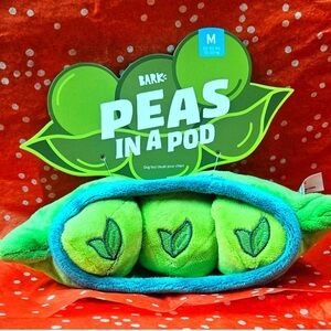 Bark BarkBox Peas in a Pod multi-part dog toy little balls and squeakers